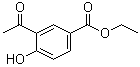 Ethyl 3-acetyl-4-hydroxybenzoate molecular structure (CAS 57009-53-7)