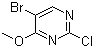 结构式 CAS# 57054-92-9, 5-溴-2-氯-4-甲氧基嘧啶