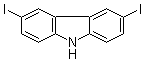 结构式 CAS# 57103-02-3, 3,6-二碘咔唑
