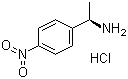 结构式 CAS# 57233-86-0, (S)-1-(4-硝基苯基)乙胺盐酸盐; (R)-alpha-甲基-4-硝基苄胺盐酸盐