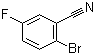 2-溴-5-氟苯腈分子结构 (CAS 57381-39-2)