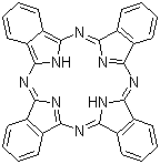 structure of CAS# 574-93-6, Phthalocyanine;29H,31H-Phthalocyanine