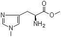结构式 CAS# 57519-09-2, N'-甲基-L-组氨酸甲酯