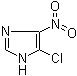 结构式 CAS# 57531-38-1, 5-氯-4-硝基咪唑