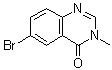 structure of CAS# 57573-59-8, 6-Bromo-3-methylquinazolin-4(3H)-one;6-Bromo-3-methyl-4(3H)-quinazolinone