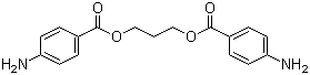 结构式 CAS# 57609-64-0, 1,3-丙二醇双(4-氨基苯甲酸酯); 硬化剂 CUA-4