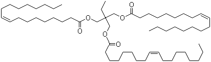 structure of CAS# 57675-44-2, Trihydroxymethylpropyl trioleate;2-Ethyl-2-[[(1-oxooleyl)oxy]methyl]-1,3-propanediyl dioleate