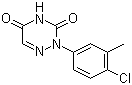 2-(4-氯-3-甲基苯基)-1,2,4-三嗪-3,5(2H,4H)-二酮分子结构 (CAS 57715-76-1)