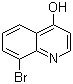 结构式 CAS# 57798-00-2, 8-溴-4-羟基喹啉