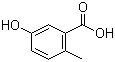 结构式 CAS# 578-22-3, 5-羟基-2-甲基苯甲酸