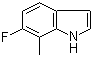 structure of CAS# 57817-10-4, 6-Fluoro-7-methylindole