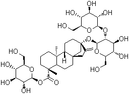 结构式 CAS# 57817-89-7, 甜菊糖