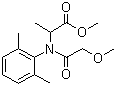 structure of CAS# 57837-19-1, Metalaxyl;Methyl N-(2,6-dimethyl-phenyl)-N-(2'-methoxyacetyl)-DL-alaninate; Apron