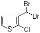 结构式 CAS# 57846-02-3, 2-氯-3-(二溴甲基)噻吩