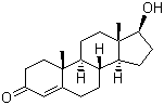 结构式 CAS# 58-22-0, 睾酮