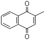 structure of CAS# 58-27-5, Menadione;2-Methyl-1,4-naphthoquinone; Vitamin K2(0); Vitamin K3; 2-Methyl-1,4-dihydronaphthalene-1,4-dione