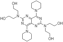 双嘧达莫分子结构 (CAS 58-32-2)