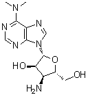结构式 CAS# 58-60-6, 博罗霉素氨基核苷