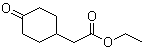 structure of CAS# 58012-34-3, 4-Oxocyclohexaneacetic acid ethyl ester;Ethyl (4-oxocyclohexyl)acetate; Ethyl 2-(4-oxocyclohexyl)acetate; Ethyl 4-oxocyclohexaneacetate