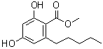 Methyl 2,4-dihydroxy-6-pentylbenzoate molecular structure (CAS 58016-28-7)