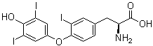 3,3',5'-Triiodothyronine molecular structure (CAS 5817-39-0)