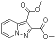 结构式 CAS# 5825-71-8, 吡唑并[1,5-a]吡啶-2,3-二甲酸二甲酯