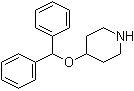 结构式 CAS# 58258-01-8, 4-(二苯甲基氧基)哌啶