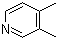 3,4-Lutidine molecular structure (CAS 583-58-4)