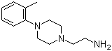 结构式 CAS# 58334-09-1, 4-(2-甲基苯基)-1-哌嗪乙胺