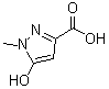 structure of CAS# 58364-97-9, 5-Hydroxy-1-methyl-1H-pyrazole-3-carboxylic acid;5-Hydroxy-1-methyl-3-pyrazolecarboxylic acid