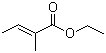 结构式 CAS# 5837-78-5, 惕各酸乙酯; (E)-2-甲基-2-丁烯酸乙酯