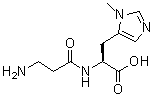 structure of CAS# 584-85-0, L-Anserine;L-N-beta-Alanyl-3-methylhistidine