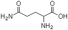 structure of CAS# 585-21-7, DL-Glutamine ;2-Amino-4-carbamoylbutanoic acid