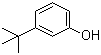 3-叔丁基苯酚分子结构 (CAS 585-34-2)