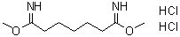 结构式 CAS# 58537-94-3, 二亚氨代庚二酸二甲酯二盐酸盐