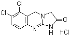 结构式 CAS# 58579-51-4, 盐酸阿那格雷; 6,7-二氯-1,5-二氢咪唑并[2,1-b]喹唑啉-2(3H)-酮盐酸盐