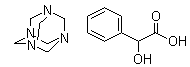 结构式 CAS# 587-23-5, 扁桃酸乌洛托品