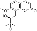 Meranzin hydrate molecular structure (CAS 5875-49-0)