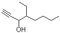 结构式 CAS# 5877-42-9, 4-乙基-1-辛炔-3-醇