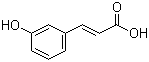 structure of CAS# 588-30-7, 3-Hydroxycinnamic acid