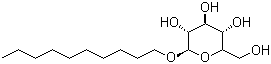 癸基吡喃葡萄糖苷分子结构 (CAS 58846-77-8)