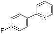 structure of CAS# 58861-53-3, 2-(4-Fluorophenyl)pyridine