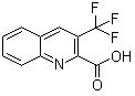 结构式 CAS# 588702-64-1, 3-(三氟甲基)-2-喹啉羧酸