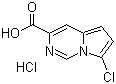 结构式 CAS# 588720-14-3, 7-氯-吡咯并[1,2-c]嘧啶-3-甲酸盐酸盐