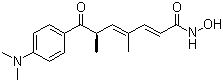 structure of CAS# 58880-19-6, Trichostatin A;(R)-Trichostatin A; (2E,4E,6R)-7-[4-(Dimethylamino)phenyl]-N-hydroxy-4,6-dimethyl-7-oxo-2,4-heptadienamide