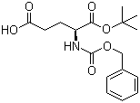 N-[(苯基甲氧基)羰基]-L-谷氨酸叔丁酯分子结构 (CAS 5891-45-2)