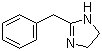 structure of CAS# 59-98-3, Tolazoline;2-Benzylimidazoline; 2-Benzyl-4,5-dihydro-1H-imidazole; 4,5-Dihydro-2-(phenylmethyl)-1H-imidazole