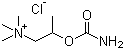 structure of CAS# 590-63-6, Bethanechol;2-[(Aminocarbonyl)oxy]-N,N,N-trimethyl-1-propanaminium chloride; 2-Carbamoyloxypropyltrimethylammonium chloride
