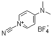 结构式 CAS# 59016-56-7, 1-氰基-4-(二甲基氨基)吡啶四氟硼酸盐