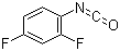 结构式 CAS# 59025-55-7, 2,4-二氟苯基异氰酸酯
